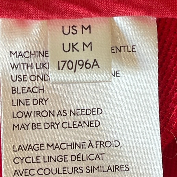 Anthropologie red jacket lapels pockets outerwear work fall winter layer outdoor - Picture 5 of 16